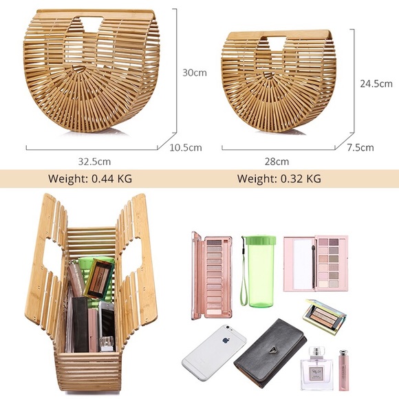 Bamboo handbag - Picture 4 of 5